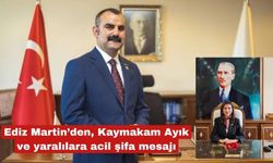 Martin’den, Kaymakam Ayık ve yaralılara acil şifa mesajı