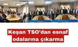 Keşan TSO’dan esnaf odalarına çıkarma