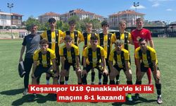 Keşanspor U18 Bölge Şampiyonası'na fırtına gibi girdi: 8-1