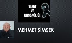 Mehmet Şimşek vefat etti
