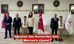 Oğuzhan Ata Konçe’den Aziz Mercan’a ziyaret