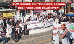 TÜM Emekli Sen “Emekliye bayram değil yoksulluk dayatılıyor”