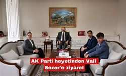 AK Parti heyetinden Vali Sezer’e ziyaret