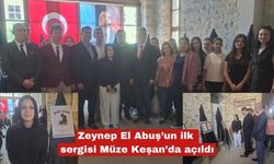 Zeynep El Abuş’un ilk sergisi Müze Keşan’da açıldı