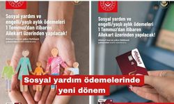 Sosyal yardım ödemelerinde yeni dönem