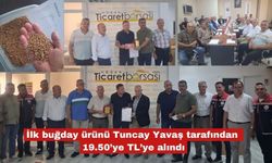 İlk buğday Tuncay Yavaş tarafından 19.50’ye TL’ye alındı