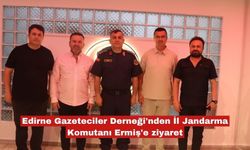 EGD'den  İl Jandarma Komutanı Ermiş'e ziyaret