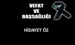 Hidayet Öz vefat etti