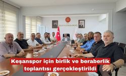 Keşanspor için beraberlik toplantısı gerçekleştirildi