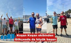 Koşan Keşan ekibinden Gökçeada da büyük başarı