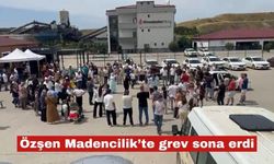 Özşen Madencilik’te grev sona erdi
