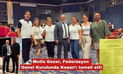 Mutlu Gezer, Federasyon Genel Kurulunda Keşan’ı temsil etti