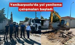 Yenikarpuzlu’da yol yenileme çalışmaları başladı
