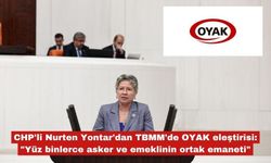 CHP'li Nurten Yontar'dan TBMM'de OYAK eleştirisi