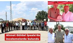 Ahmet Güldal İpsala'da incelemelerde bulundu