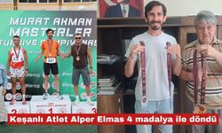 Alper Elmas İzmir'den 4 madalya ile döndü
