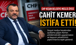 Belediye Meclis Üyesi Cahit Kemer CHP'den istifa etti