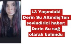 Derin Su Altındişten sevindirici haber
