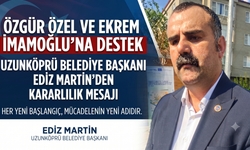 Ediz Martin'den kararlılık mesajı