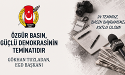 Tuzladan: “Özgür basın, güçlü demokrasinin teminatıdır”