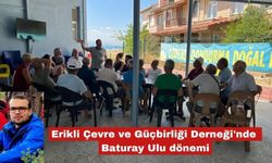 Erikli Çevre ve Güçbirliği Derneği'nde Baturay Ulu dönemi