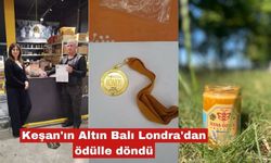 Keşan'ın Altın Balı Londra'dan ödülle döndü