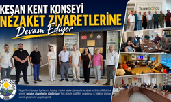 Keşan Kent Konseyi nezaket ziyaretlerine devam ediyor