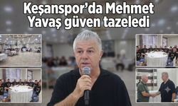 Keşanspor’da Mehmet Yavaş güven tazeledi