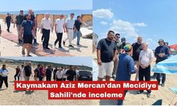 Aziz Mercan'dan Mecidiye Sahili'nde inceleme