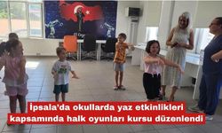 İpsala'da okullarda halk oyunları kursu