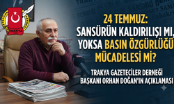 Orhan Doğan'dan 24 Temmuz açıklaması