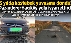 Pazardere–Hacıköy yolu isyan ettirdi