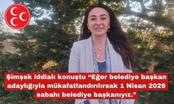 Aybike Şimşek "1 Nisan 2029 sabahı belediye başkanıyız.”