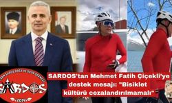 SARDOS'tan Mehmet Fatih Çiçekli’ye destek mesajı