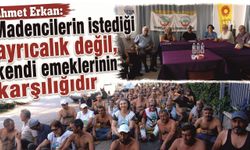 “Madencilerin istediği ayrıcalık değildir ”