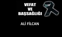 Ali Filcan vefat etti