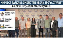 MHP İpsala İlçe Başkanı Şimşek'ten Keşan TSO'ya ziyaret
