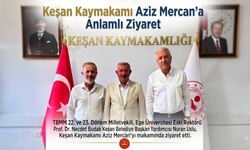Keşan Kaymakamı Aziz Mercan'a Budak ve Uslu’dan ziyaret