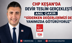 CHP Keşan'da devir teslim gerçekleşti