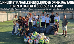 Cumhuriyet Mahallesi gençlerinden örnek davranış