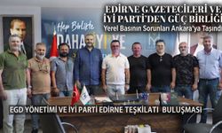 EGD'den İYİ Parti Edirne İl Başkanlığı'na ziyaret