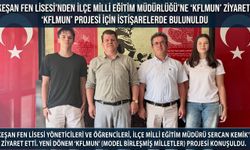 İlçe Milli Eğitim Müdürlüğü'ne "KFLMUN" Ziyareti