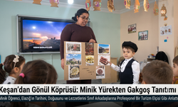 Minik  Gakgoş'tan Keşan’dan Elazığ'a gönül köprüsü