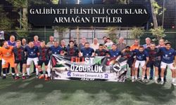Galibiyeti Filistinli çocuklara armağan ettiler