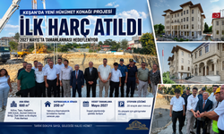 Keşan'da yeni hükümet konağı için ilk harç atıldı