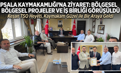 Keşan TSO'dan İpsala Kaymakamlığı'na ziyaret