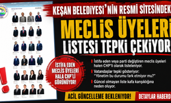 Keşan Belediyesi sitesinde kafa karıştıran sorular