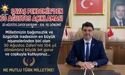 Savaş Pekdemir’den 30 Ağustos açıklaması