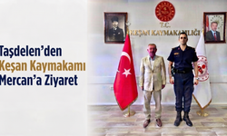 Jandarma Komutanı Taşdelen’den Kaymakam Mercan’a ziyaret