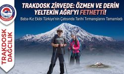 TRAKDOSK Dağcılık sporcuları baba-kız Türkiye'nin çatısında